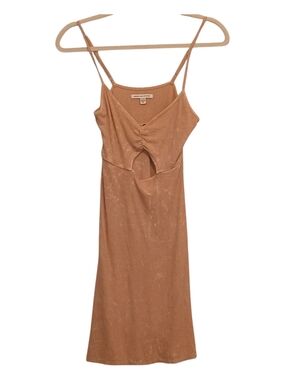 American Eagle Outfitters Mini Dress in Dusty Tan